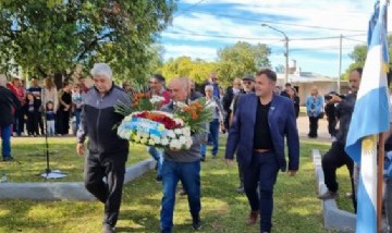 Acto por Malvinas: eI intendente Bouvier recordó a los combatientes y caídos