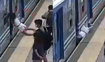 Una mujer se desmayó en La Matanza, cayó a las vías del tren y se salvó de milagro