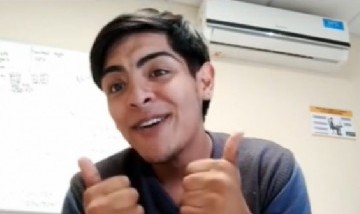 Un joven de Neuquén que hizo su casting a Gran Hermano en lengua de señas