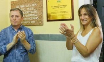 Galmarini y Gray inauguraron la ampliación de una red cloacal en Esteban Echeverría