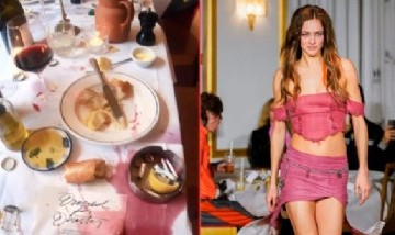 Impactante video: una modelo generó un terrible desastre en un desfile de modas