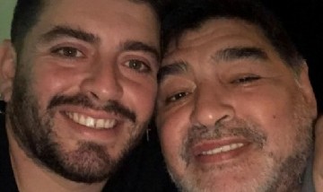 Diego Maradona Junior se hizo un emotivo tatuaje en homenaje a su papá