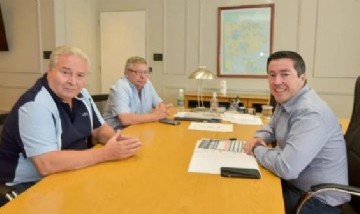 Ricardo Alessandro y Leonardo Nardini analizaron las obras que se ejecutan en Salto