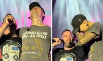 Tiago PZK dijo que cantó "sin autotune" con Las Pastillas del Abuelo y habló del miedo antes de subir al escenario