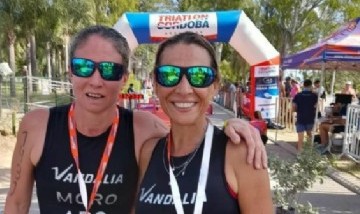 Una dupla femenina de paratriatlón de Rosario viaja por primera vez a un Mundial