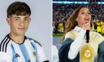 Agustín Giay le pidió el poncho a Soledad Pastorutti y le ofreció su campera a cambio