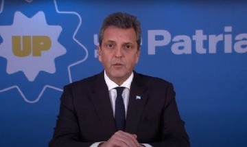 Video: Sergio Massa dejó un mensaje y pidió por la "paz, seguridad y el trabajo"