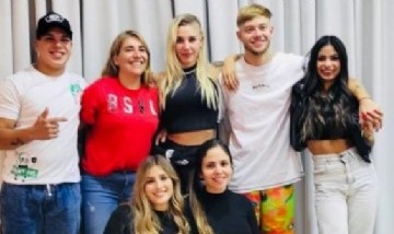 Los ex Gran Hermano comieron un asado de lujo en la casa de Romina Uhrig