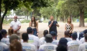 Otermín puso en valor el trabajo de Lomas Limpia y reforzó medidas de cuidado para los trabajadores