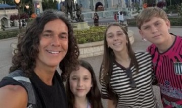 Mariano Martínez viajó a Disney con sus tres hijos y compartió las postales de una experiencia inolvidable
