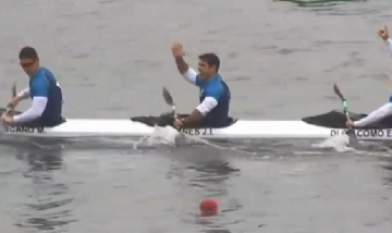 Argentina ganó el oro en canotaje masculino