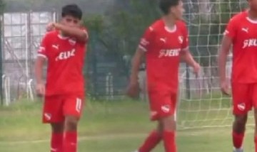 El hijo del Kun Agüero marcó su primer gol en las Inferiores de Independiente