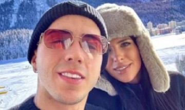 Las increíbles vacaciones románticas de Enzo Fernández junto a su novia en Suiza