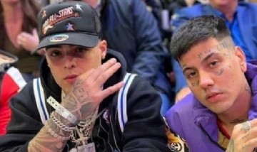 Duki y Lunay estuvierno en el NBA All Stars y visitaron el Rock and Roll Hall of Fame