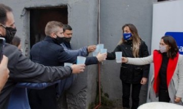 Malena Galmarini inauguró junto a Concejales del Frente de Todos una red de agua potable para más de 8.000 vecinos de El Talar