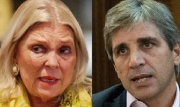 Elisa Carrió, contra Luis Caputo por la crisis en el Hospital Garrahan: "Vas a terminar preso"