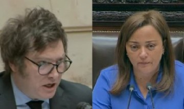 Video: el duro cruce entre Javier Milei y Cecilia Moreau en Diputados por el uso del lenguaje