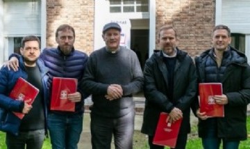 Federico Otermín participó de un encuentro con Cáritas y destacó las acciones para asistir a familias vulnerables