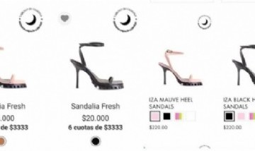 Evaluna puso primera en el país y ya vende sus primeros zapatos