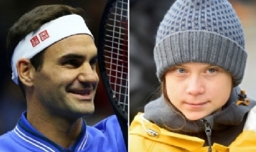 Federer le contesta a Greta Thumberg