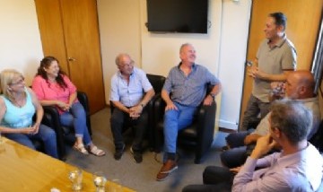 Fernando Gray se reunió con autoridades de la Asociación Amigos de Luis Guillón