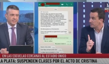 Ante las fake news, la Provincia aclaró que no se suspenden las clases por el acto de Cristina