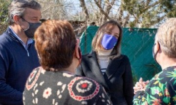 Galmarini y Cascallares inauguraron una red cloacal que beneficiará a 2400 vecinos