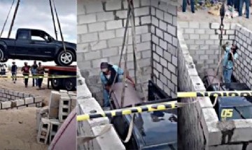 En México un hombre pidió que lo entierren dentro de su camioneta como última voluntad