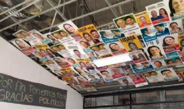 "Por fin tenemos techo gracias a los políticos": la insólita refacción en una escuela de Rosario