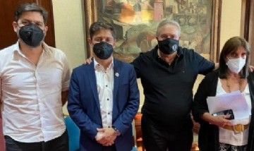 Alessandro se reunió con el gobernador Kicillof y su equipo