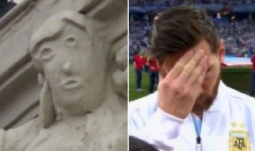 Viral: arruinaron una importante estatua en España y estallaron los memes