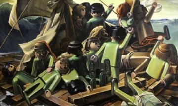 Un artista francés reproduce obras clásicas con muñecos Playmobil