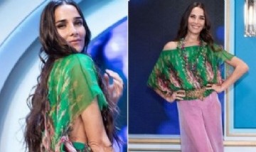 Juana Viale dejó al descubierto un tatuaje oculto en su espalda