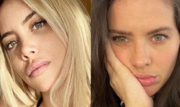 Wanda Nara y la China Suárez coincidieron también en el filtro de Instagram y hay escándalo