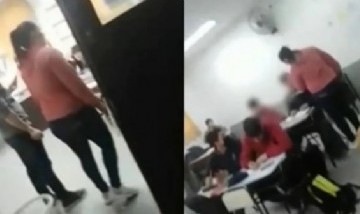 "¿Vos andás amenazando a mi hijo?": una madre ingresó al aula y le pegó una cachetada a un alumno