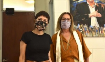 Mayra Mendoza se reunió con la presidenta del CEAMSE, Mónica Capellini