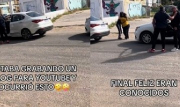 Un tiktoker quería grabar un vlog de su día en Mar del Tuyú cuando se cruzó con algo inesperado