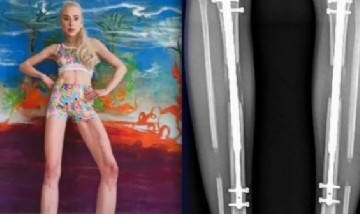 Una modelo invirtió más de $129 millones para alargarse las piernas: "Mi sexo es mejor ahora"