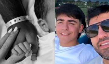 La tierna publicación de Benjamín Agüero tras el nacimiento de Olivia, su hermana