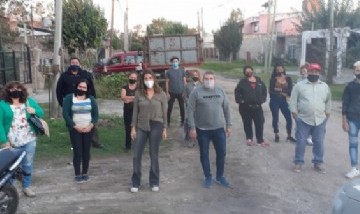 Javier Raffaellino y Casamiquela visitaron instituciones de Almirante Brown