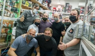 Santilli, Larreta y Martiniano Molina dialogaron con comerciantes y vecinos de Florencio Varela