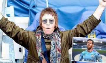 Liam Gallagher prometió venir a Argentina si Messi juega en el Manchester City