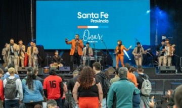 El gobernador Omar Perotti participó en Santa Fe del Festival Joven del Boleto Educativo Gratuito
