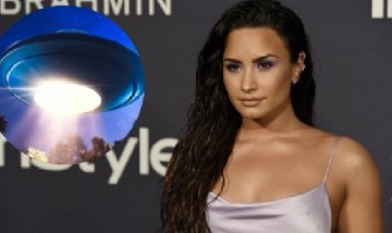 Demi Lovato publicó fotos de un supuesto ovni:  "Debemos establecer contacto con ellos"