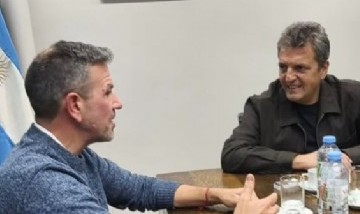 El intendente de Roque Pérez se reunió con Sergio Massa para impulsar proyectos industriales y empleo local