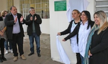 Britos participó del acto de inauguración de importantes obras edilicias en la Escuela Primaria N°18