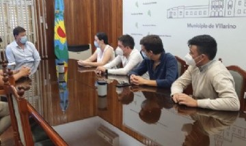 Anabel Soto de Souza y Mateo Yovovich fueron invitados a Villarino por la Diputada Provincial Maria Fernanda Bevilacqua