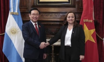 Cecilia Moreau recibió a su par de Vietnam para promover la cooperación económica y parlamentaria