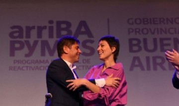 Para Axel Kicillof, Mayra Mendoza es "la Intendenta valentía y coraje"