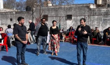 Moreira y Eslaiman en defensa de la comunidad